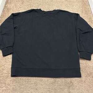 Lululemon Perfectly Oversized Crew Sweatshirt Pullover L (?) Womens Black